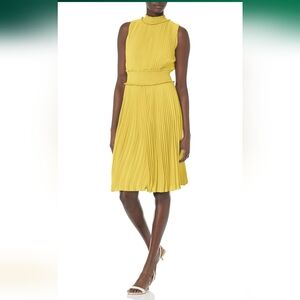 Nanette Lepore High Neck Plated Dress